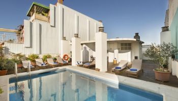 Pool on the roof terrace