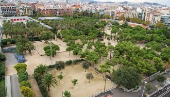 Vista area del Parco del Escorxador